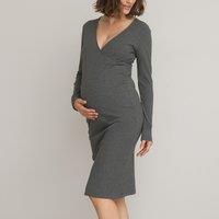 Wrapover Maternity Dress