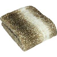 Fawn Faux Fur Throw