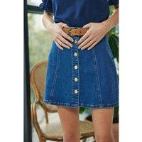 Agilis Denim Mini Skirt