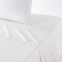 Chevron 100% Cotton Satin 300 Thread Count Flat Sheet