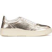 Metallic Leather Trainers