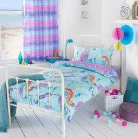 Mermaid Kids Cotton Mix Duvet Cover and Pillowcase Set