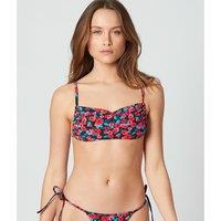 Isla Bandeau Bikini Top in Floral Print