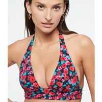 Isla Triangle Bikini Top in Floral Print