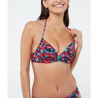 Isla Push-Up Bikini Top in Floral Print