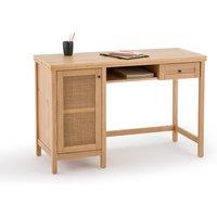 Gabin Solid Pine and Cane Desk