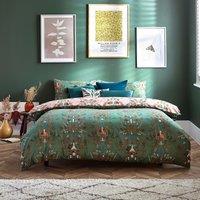 Luna Wood Cotton Mix Duvet Cover and Pillowcase Set
