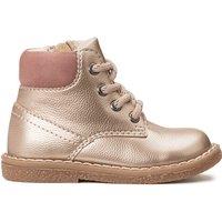 Kids Metallic Ankle Boots with Zip Fastening