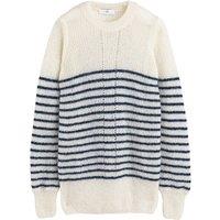 Breton Striped Jumper in Mohair Mix, Made in Europe
