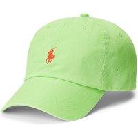 Polo Player Cotton Cap with Embroidered Logo