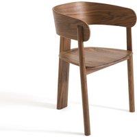 Marais Walnut Table Armchair by E. Gallina