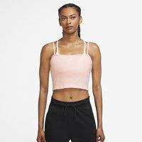 Cropped Cami Vest Top in Ribbed Cotton