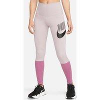 Logo Print Running Leggings with High Waist