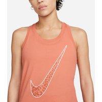 Logo Print Gym Vest Top in Cotton Mix