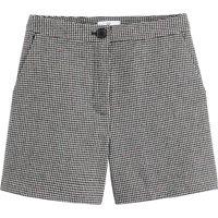 Recycled Houndstooth Check Shorts