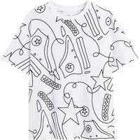 Chuck Printed Cotton T-Shirt in Regular Fit