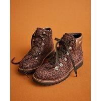 Kids Ankle Boots in Leopard Print