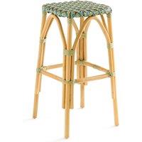 Musette 76cm High Rattan & Braiding Bar Stool