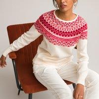 Recycled Chunky Knit Jumper with Crew Neck