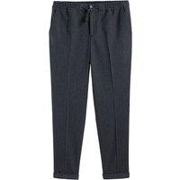 Straight Pleat Front Joggers, Length 28.5"