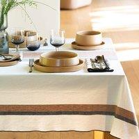 Onya Striped Woven-Dyed Thick 100% Cotton Tablecloth