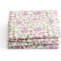 Set of 4 Elsie Floral 100% Washed Cotton Napkins