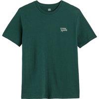 Printed Cotton T-Shirt with Crew Neck