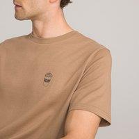Printed Cotton T-Shirt with Crew Neck, Made in Europe