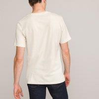 Printed Cotton T-Shirt with Short Sleeves and Crew Neck