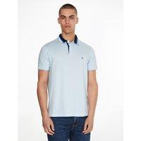 Collar Logo Polo Shirt in Cotton Pique and Regular Fit
