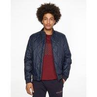 Diamond Quilted Packable Bomber Jacket