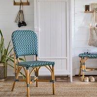 Set of 2 Musette Woven Rattan Bistro Chairs