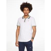 Tipped Polo Shirt in Cotton Pique and Regular Fit