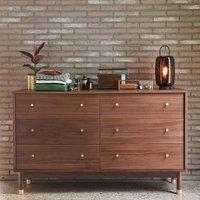 Toleco Metal & Amber Glass Table Lamp
