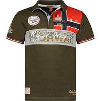 Kidney Embroidered Polo Shirt in Cotton Pique and Regular Fit