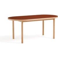 Evergreen Oak and Glass Table (Seats 6)