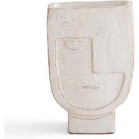 Atali Small Face Terracotta Vase