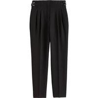 High Waist Cigarette Trousers, Length 30.5"