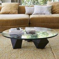 Bruli Polyhedral Tempered Glass Coffee Table