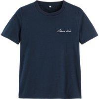 Cotton Crew Neck T-Shirt with Short Sleeves