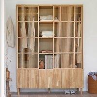 Bilbao Oak 6-Door Wardrobe