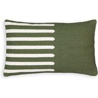 Corozo Striped 100% Cotton Rectangular Cushion Cover