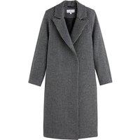 Recycled Houndstooth Check Coat