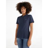 Embroidered Logo Polo Shirt in Organic Cotton with Short Sleeves