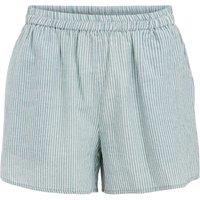 Narrow Striped Cotton Shorts