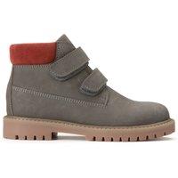 Kids Leather Ankle Boots with Touch 'n' Close Fastening