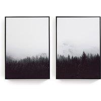 Set of 2 Novita Framed Canvasses