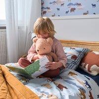 Wild Earth Animal 100% Washed Cotton Duvet Cover