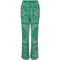 Wide Leg Trousers in Bandana Print