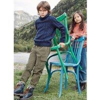 Kids Lace-Up Ankle Boots in Leather